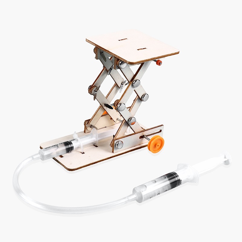 Science Project Kit - 1 個 DIY 油圧実験リフト子供の科学おもちゃパズル STEM 技術物理学教材科学教育キット