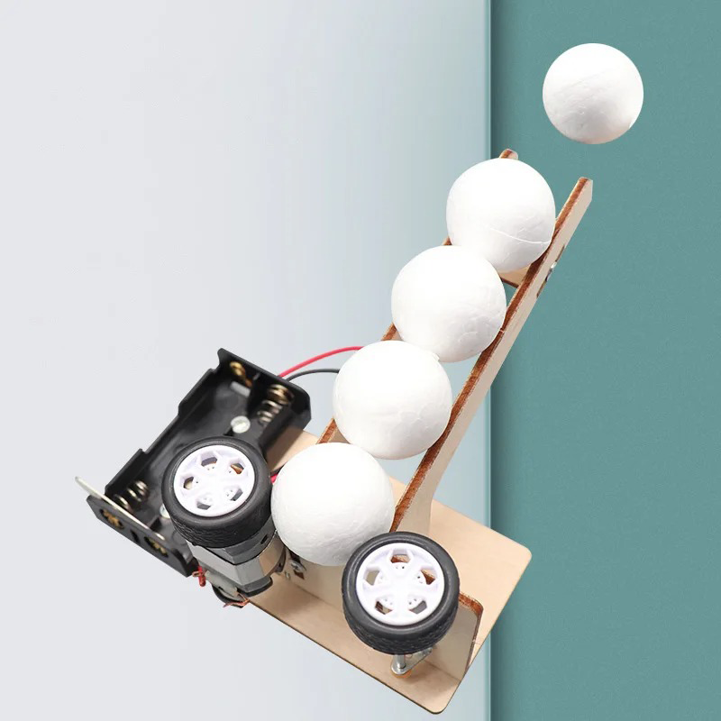電動ボールピッチングマシンキット DIY科学玩具 教育技術プ - Science Project Kit のレビューと価格