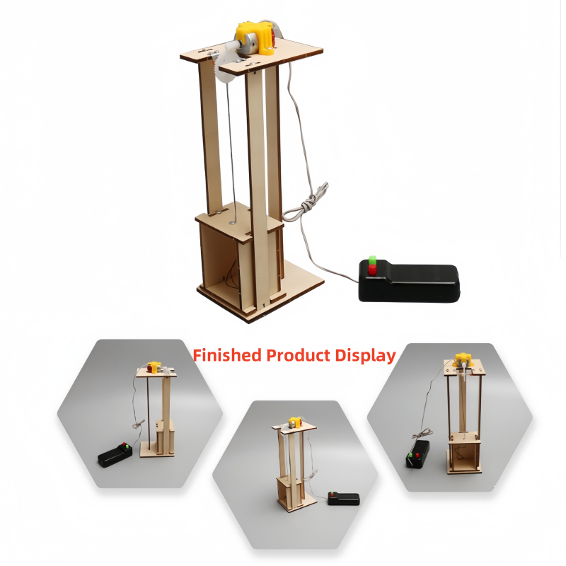 DIY 電動リモコンリフトエレベーターキット - 木製モデル - Science Project Kit のレビューと価格