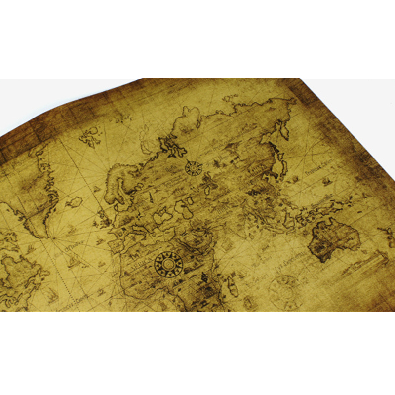 大きなレトロな旧世界地図ポスター,72.5x51.5cm,家 - Star Map Poster のレビューと価格